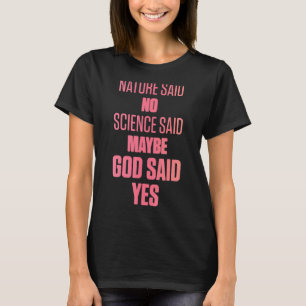 Ivf Survivor Krieger-Mama, Gott sei Dank Transfer T-Shirt