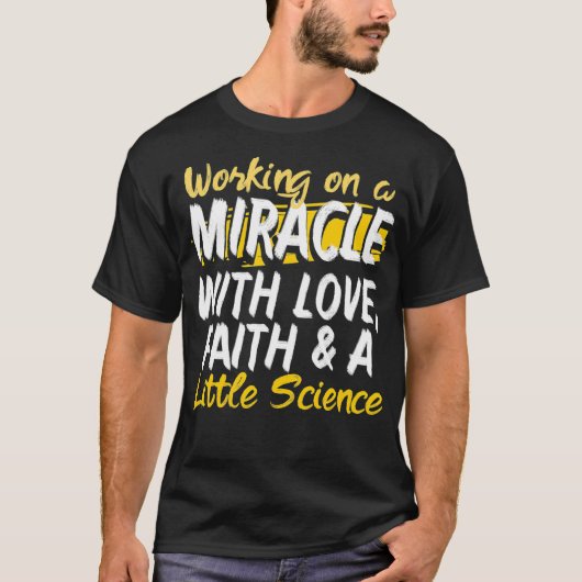 IVF Survivor Warrior Miracle Transfer Day Infertil T-Shirt (Vorderseite)