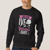 IVF Survivor Warrior Oma Fun Transfer Day Infe Sweatshirt (Vorderseite)