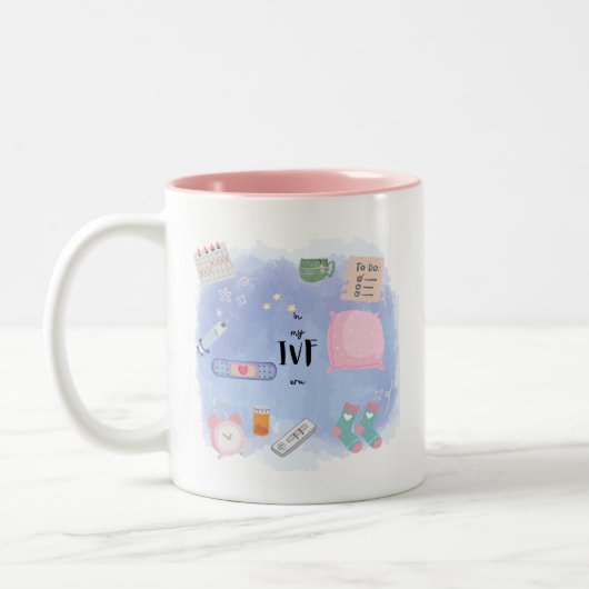 IVF-Tasse Zweifarbige Tasse (Links)