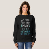 IvF-Überlebender Krieger Transfertag Unfruchtbarke Sweatshirt (Vorne ganz)