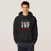 IVF Warrior Dad Mom Look Hot Transfer Day Inferti Hoodie (Vorne ganz)