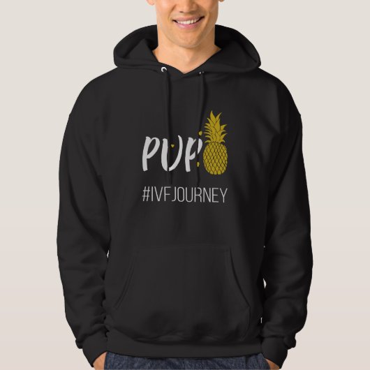 IVF  Warrior Dad Mom PUPO Love Transfer Day Infert Hoodie (Vorderseite)