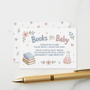 IVF Wissenschaft Baby Shower Bücher Baby Karte 