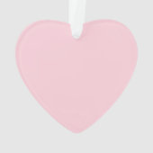 IVF-Wunderbaby-Mädchen Rosa Ornament – Regenbogenb (Rückseite)