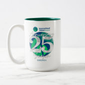 IVH 25-jähriges Jubiläum Zwei-Tonen-Tasse - Hunter Zweifarbige Tasse (Links)