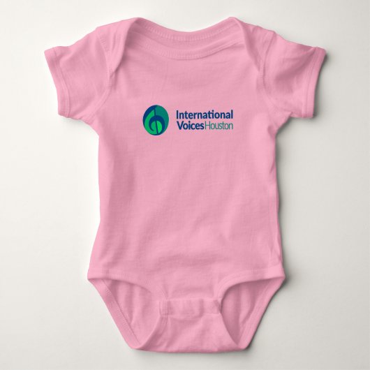 IVH Logo Baby Bodysuit Baby Strampler (Vorderseite)