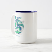 IVH Tasse zum 25. Jubiläum - Zwei Tone - Marine (Vorderseite Links)