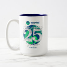 IVH Tasse zum 25. Jubiläum - Zwei Tone - Marine