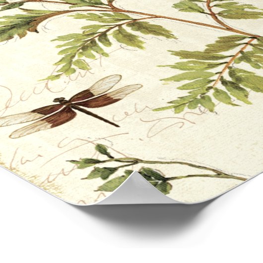 Ivies and Ferns Poster (Ecke)