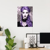 Ivin Lavender Fantasy Fantastische Kunst Poster (Heimbüro)