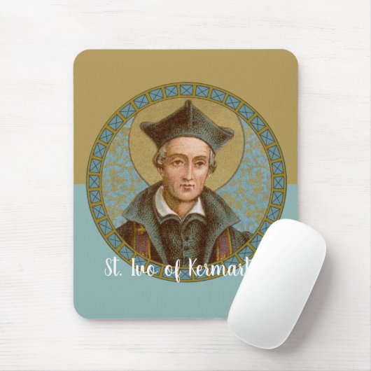 Ivo of Kermartin (BK 015) Mousepad (Mit Mouse)