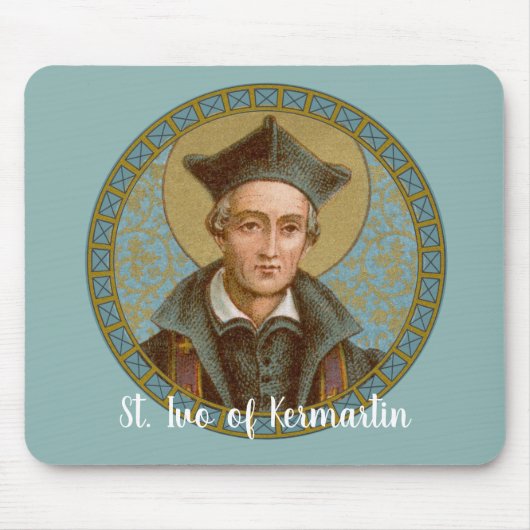 Ivo of Kermartin (BK 015) Mousepad (Vorne)