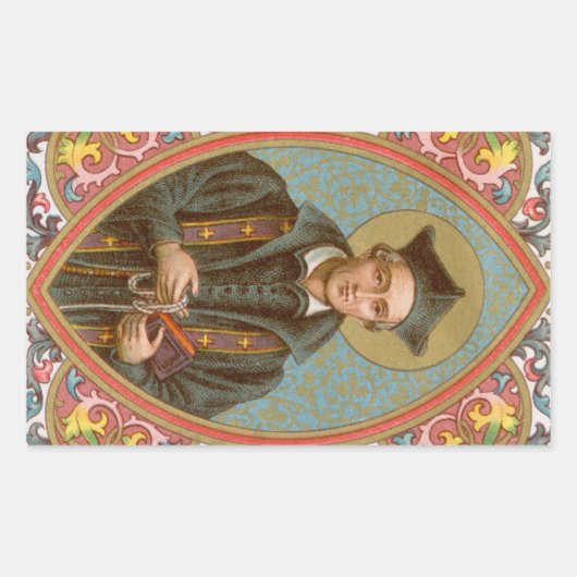 Ivo of Kermartin (BK 015) Rechteckiger Aufkleber (Vorderseite)