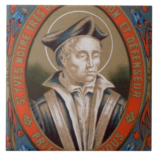 Ivo of Kermartin (M 005) Fliese (Vorderseite)