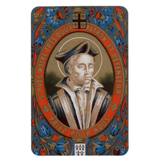 Ivo of Kermartin (M 005) Magnet (Vertikal)