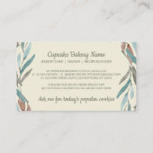 Ivora Vanilla Bäckerei Blume Konditorei Visitenkarte (Rückseite)