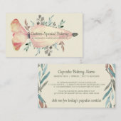 Ivora Vanilla Bäckerei Blume Konditorei Visitenkarte (Vorne/Hinten)