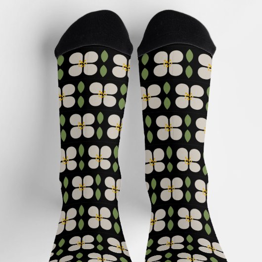 IVORES VINES - Nachhaltige, sonnige Blumensocken Socken (Oben)