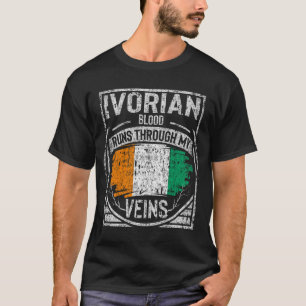Ivorian Blood Runs Through My Veins T-Shirt
