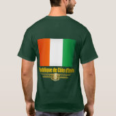 ivorische Flagge T-Shirt (Rückseite)