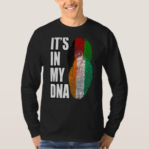 ivorischer und afghanischer Mix-DNA-Flaggenstaat T-Shirt