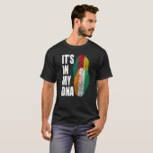 ivorischer und kamerunischer DNA-Flaggenstaat T-Shirt (Vorne ganz)