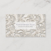 Ivory Acanthus Visitenkarte (Vorderseite)