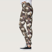 ivory Athletic Calla lilies Sparkle Moms Day Gifts Leggings (Links)