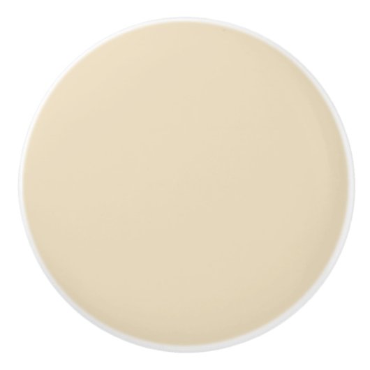 Ivory Beige Keramikknauf (Vorderseite)