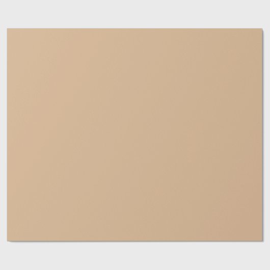 Ivory Beige Wrapping Paper Geschenkpapier (Flach)