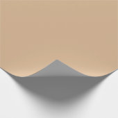 Ivory Beige Wrapping Paper Geschenkpapier (Ecke)