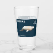 Ivory Beluga - Alaska Postage Glas (Rückseite)
