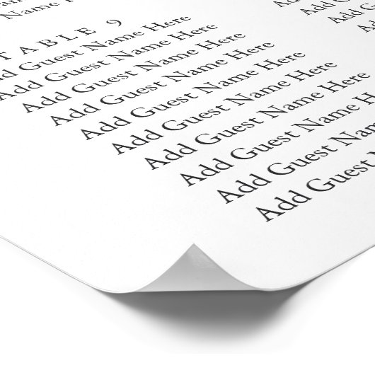 Ivory Bloom | Blumenübersicht Poster (Ecke)