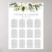 Ivory Bloom | Blumenübersicht Poster (Vorne)