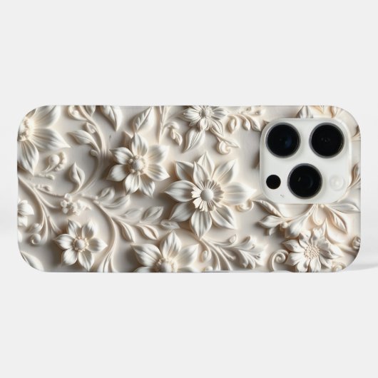 Ivory Bloom Case-Mate iPhone Hülle (Rückseite (Horizontal))