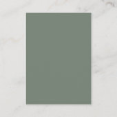 Ivory Bloom | Floral QR Code Wedding RSVP Begleitkarte (Rückseite)