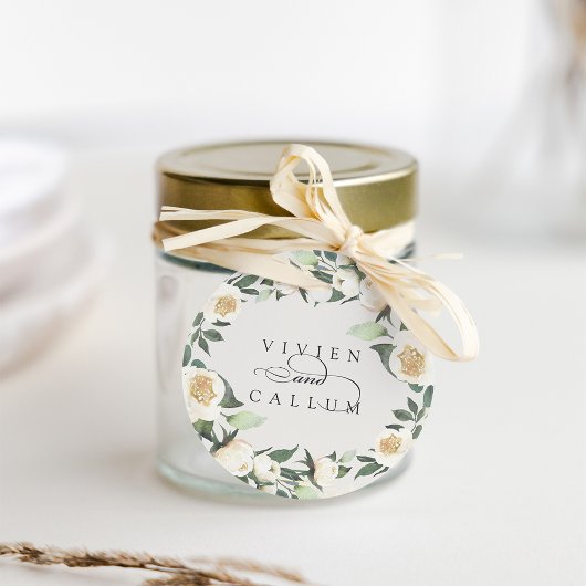 Ivory Bloom | Personalisierte Blumenzeremonie Geschenkanhänger