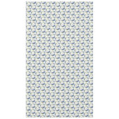 Ivory blue Tulips Wreath Wedding Decor Newlyweds Tischdecke (Vorderseite)