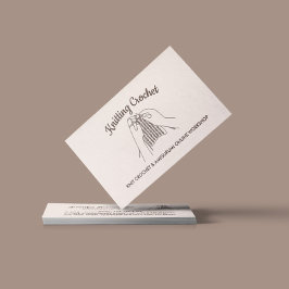 Ivory Blush Handmade Hobby Amigurumi Crochet Stric Visitenkarte