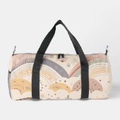Ivory Boho Rainbow Duffle Bag (Rückseite)