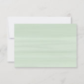 Ivory Bouquet Blumenzwiebelgericht UAWG Mint RSVP Karte (Rückseite)