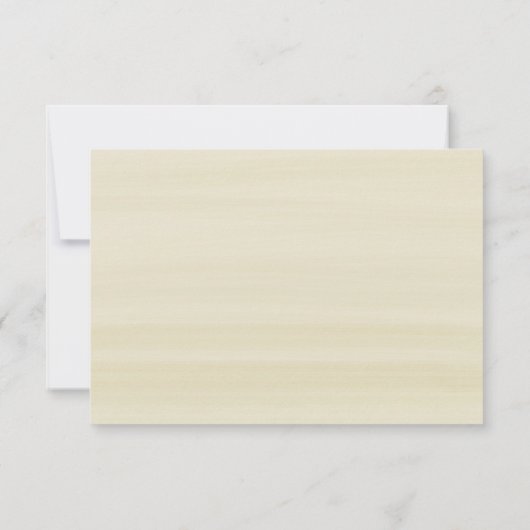 Ivory Bouquet Blumenzwiebelgericht UAWG Rosa RSVP Karte (Rückseite)