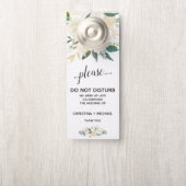 Ivory Bouquet | Hochzeitsgast stört nicht Türanhänger (Auf Knauf)