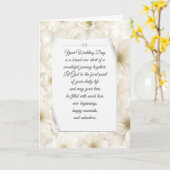 Ivory Bridal Blume Karte (Gelbe Blume)