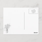 Ivory Bride Postkarte (Rückseite)