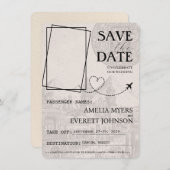 Ivory Cancun Pass Save the Date (Vorne/Hinten)