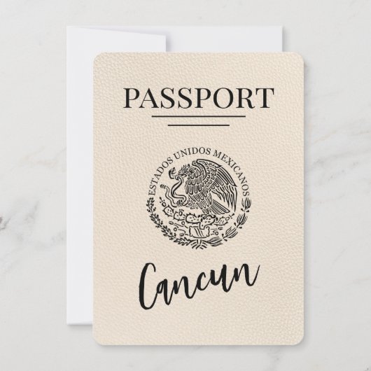 Ivory Cancun Pass Save the Date (Rückseite)