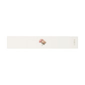 Ivory | Chic Rose Wedding Einladungsbanderole (Flach)