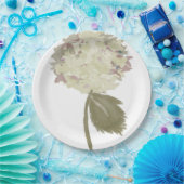 Ivory Chrysanthemum Pappteller (Party)